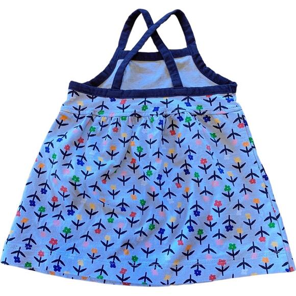 Hanna Andersson Dress Spring Baby Girl Floral Sundress Size 70 6-12 months - Picture 5 of 5